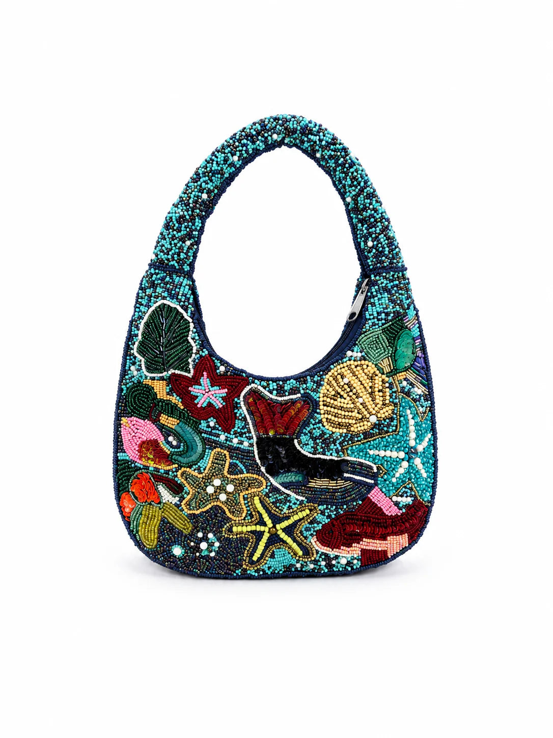 Under The Sea Beaded Bag